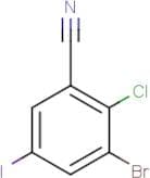 3-Bromo-2-chloro-5-iodobenzonitrile