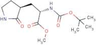Methyl (2S)-2-(tert-butoxycarbonylamino)-3-[(3S)-2-oxopyrrolidin-3-yl]propanoate