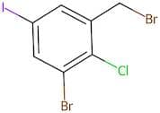 (1-Bromo-3-(bromomethyl)-2-chloro-5-iodobenzene)