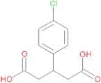 3-(4-Chlorophenyl)pentanedioic acid