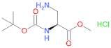 (S)-Methyl 3-amino-2-((tert-butoxycarbonyl)amino)propanoate hydrochloride