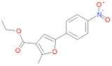 Ethyl 2-methyl-5-(4-nitrophenyl)-3-furoate