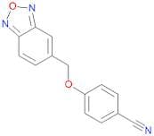 4-(2,1,3-Benzoxadiazol-5-ylmethoxy)benzonitrile