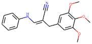 3-(Phenylamino)-2-(3,4,5-trimethoxybenzyl)acrylonitrile