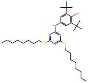 2,4-Bis-(octylthio)-6-(3,5-di-tert-butyl-4-hydroxyanilino)-1,3,5-triazine