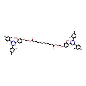 Bis-(2-(4-(4,6-bis-(2,4-dimethylphenyl)-1,3,5-triazin-2-yl)-3-hydroxyphenoxy)ethyl)dodacanedioate