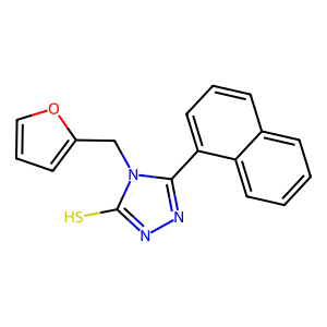 4-(2-furylmethyl)-5-(1-naphthyl)-4H-1,2,4-triazole-3-thiol