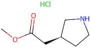 (S)-Methyl 2-(pyrrolidin-3-yl)acetate hydrochloride