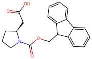 2-[(2S)-1-(9H-Fluoren-9-ylmethoxycarbonyl)pyrrolidin-2-yl]acetic acid