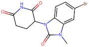 3-(5-Bromo-3-methyl-2-oxo-2,3-dihydro-1H-benzo[d]imidazol-1-yl)piperidine-2,6-dione