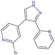 2-Bromo-4-(3-(pyridin-2-yl)-1H-pyrazol-4-yl)pyridine