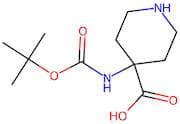 4-((tert-Butoxycarbonyl)amino)piperidine-4-carboxylic acid