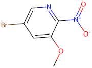 3-Bromo-5-methoxy-6-nitropyridine