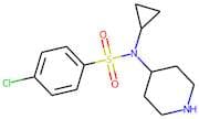 4-Chloro-N-cyclopropyl-N-(piperidin-4-yl)benzenesulphonamide