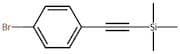 ((4-Bromophenyl)ethynyl)trimethylsilane