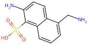 2-Amino-5-(aminomethyl)naphthalene-1-sulfonic acid