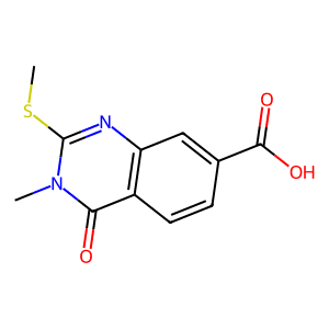 3,4-Dihydro-3-methyl-2-(methylthio)-4-oxoquinazoline-7-carboxylic acid