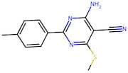 4-Amino-2-(4-methylphenyl)-6-(methylthio)pyrimidine-5-carbonitrile