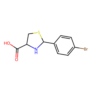 2-(4-Bromophenyl)thiazolidine-4-carboxylic acid