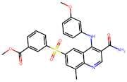 Methyl 3-(3-carbamoyl-4-(3-methoxyphenylamino)-8-methylquinolin-6-ylsulfonyl)benzoate