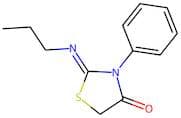 (Z)-3-phenyl-2-(propylimino)thiazolidin-4-one