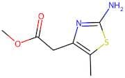 Methyl 2-(2-amino-5-methylthiazol-4-yl)acetate