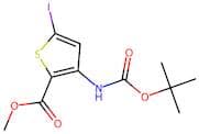 Methyl 3-((tert-butoxycarbonyl)amino)-5-iodothiophene-2-carboxylate