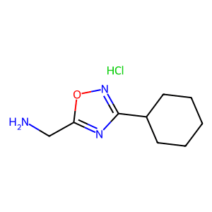 (3-Cyclohexyl-1,2,4-oxadiazol-5-yl)methanamine hydrochloride