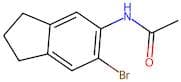 N-(6-Bromo-2,3-dihydro-1H-inden-5-yl)acetamide