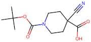 1-(tert-Butoxycarbonyl)-4-cyanopiperidine-4-carboxylic acid