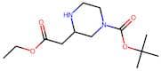 tert-Butyl 3-(2-ethoxy-2-oxoethyl)piperazine-1-carboxylate