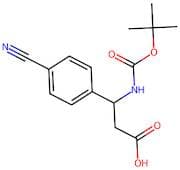 3-((tert-Butoxycarbonyl)amino)-3-(4-cyanophenyl)propanoic acid