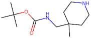 tert-Butyl N-[(4-methylpiperidin-4-yl)methyl]carbamate