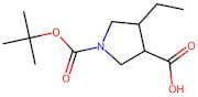 1-(Tert-butoxycarbonyl)-4-ethylpyrrolidine-3-carboxylic acid