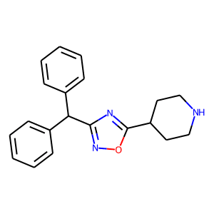 4-(3-Benzhydryl-1,2,4-oxadiazol-5-yl)piperidine