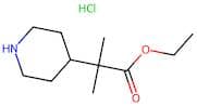 Ethyl 2-methyl-2-(piperidin-4-yl)propanoate hydrochloride