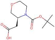 (S)-2-(4-(tert-Butoxycarbonyl)morpholin-3-yl)acetic acid