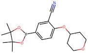 2-((Tetrahydro-2H-pyran-4-yl)oxy)-5-(4,4,5,5-tetramethyl-1,3,2-dioxaborolan-2-yl)benzonitrile