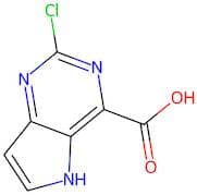 2-Chloro-5H-pyrrolo[3,2-d]pyrimidine-4-carboxylic acid