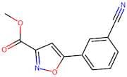 3-Isoxazolecarboxylic acid, 5-(3-cyanophenyl)-, methyl ester