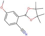 4-Methoxy-2-(4,4,5,5-tetramethyl-1,3,2-dioxaborolan-2-yl)benzonitrile