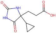 3-(4-Cyclopropyl-2,5-dioxoimidazolidin-4-yl)propanoic acid