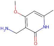 3-(Aminomethyl)-4-methoxy-6-methylpyridin-2(1H)-one