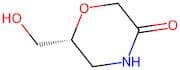 (6R)-6-(Hydroxymethyl)morpholin-3-one