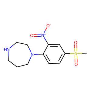 1-[4-(Methylsulphonyl)-2-nitrophenyl]homopiperazine
