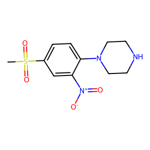 1-[4-(Methylsulphonyl)-2-nitrophenyl]piperazine