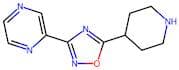 2-[5-(Piperidin-4-yl)-1,2,4-oxadiazol-3-yl]pyrazine