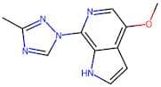 4-Methoxy-7-(3-methyl-1H-1,2,4-triazol-1-yl)-1H-pyrrolo[2,3-c]pyridine