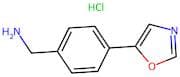 (4-(Oxazol-5-yl)phenyl)methanamine hydrochloride