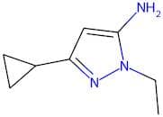 5-Cyclopropyl-2-ethylpyrazol-3-amine